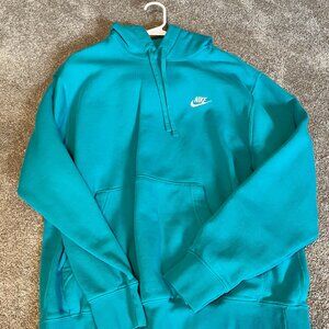 Mens Dusty Cactus (Teal) Nike Hoodie. NWOT.